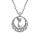thumbnail image 1 of Pintura corriendo larga pluma Ave Collares Colgante Retro Moon Stars Jewelry Unbranded M, 1 of 3