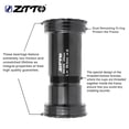 thumbnail image 4 of bedienty Bottom Bracket Ceramic Cycling Parts Mountain Road Bike Set Replacement for ZTTO BB386 Cycling Accessory Sporting Goods Black, 4 of 6