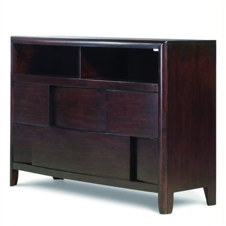 Magnussen Nova Wood Media Chest TV Stand in Chestnut - Walmart.com