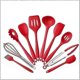 thumbnail image 2 of Kitchen Utensils Set - 10pcs Silicone Cooking Utensils Set Cooking Tools Tongs Spatula Spoon, 2 of 4
