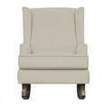 thumbnail image 3 of Bowery Hill Fabric Upholstered Glide/Rocker Chair in Buckwheat, 3 of 10