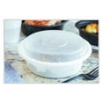 thumbnail image 6 of Pactiv NC729W 32 oz Micro Container Lid Combo Plastic, White - Case of 150, 6 of 6