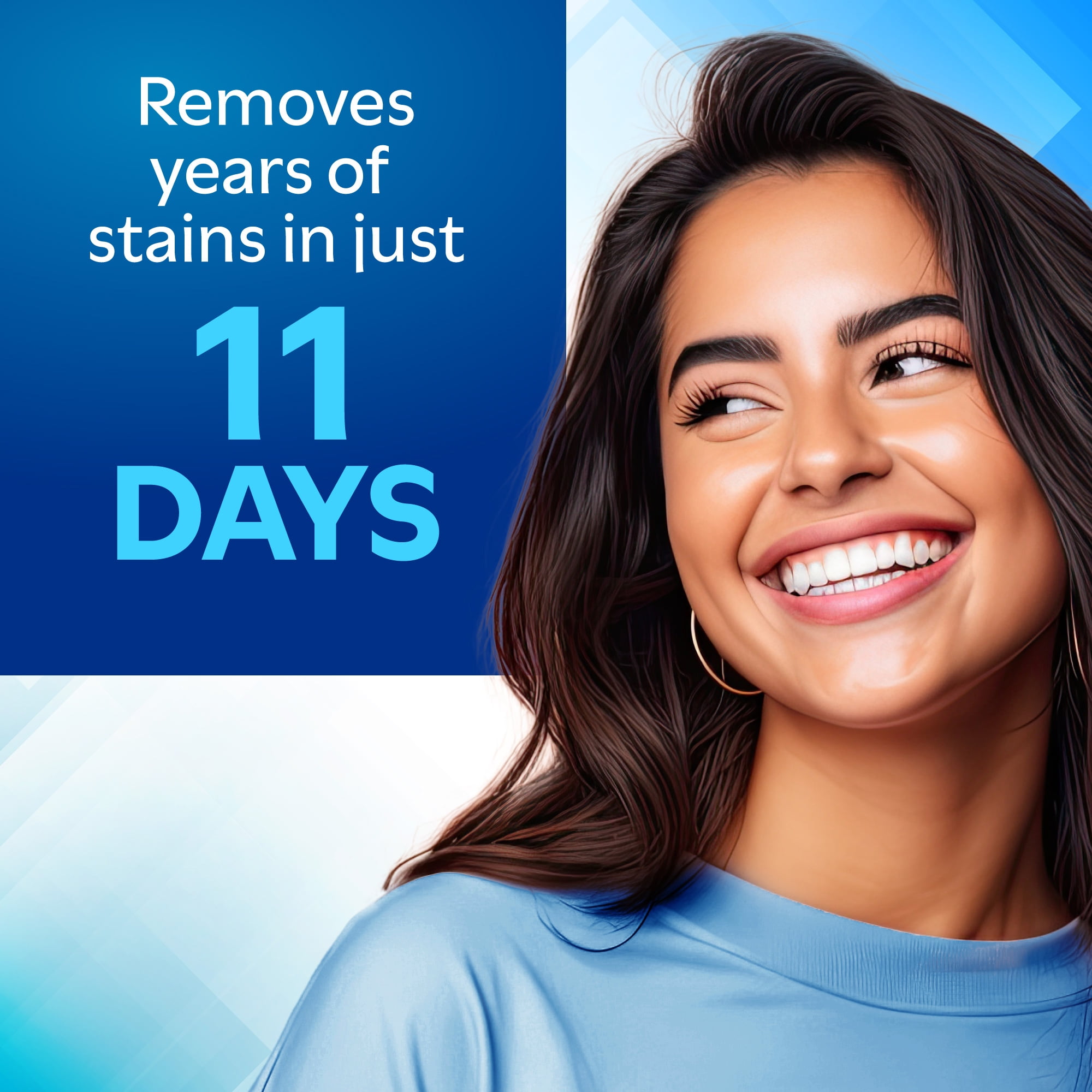 Equate 11 Day Ultra White Teeth Whitening Strips, 22 Count