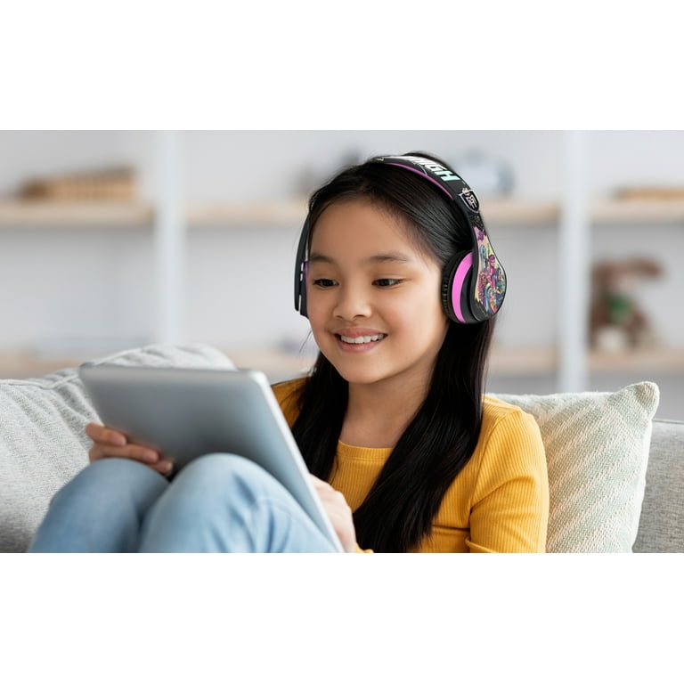 eKids Monster High Bluetooth Headphones for Kids, Wireless