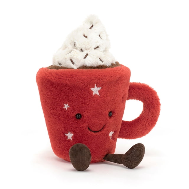 Jellycat Amuseables Hot Chocolate Soft Plushies Toys 5.9", Adorable Amuseables Hot Chocolate Soft Stuffed Animals Plush Toys Doll, Birthday Gift for Kids