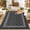 Black Gray, variant on Danolapsi 8x10 Outdoor Rug Waterproof Reversible Plastic Straw Mat,Large Modern Patio Area Rug,Modern Diamond Indoor Outdoor Large Area Rug for RV Deck Balcony Backyard,UV Resistant & Easy to Clean