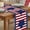 G, variant on 4th of July Patriotic Table Flag - Stars & Stripes Red White Blue Theme Decor for Independence Day Party Supplies, Holiday Home Decorations, Festive Dining Centerpiece - Polyester Tabletop Display A