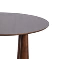 thumbnail image 5 of MAYEERTY 52x52x30 Modern Round Dining Table, Mid-Century Wood Kitchen Table, Walnut ​, 5 of 7
