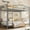Gray, variant on Metal Bunk Bed Twin Over Twin, Industrial Bunkbeds Heavy Duty Bed with Safety Guard Rails and Space-Saving Design, Noise Free, No Box Spring Needed, Steel Bed for School, Bedroom