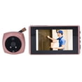thumbnail image 1 of Visual , 10 Times Zoom 2500mAh Rechargeable Lithium Battery Smart Video Door Bell  For Home Security Rose Gold, 1 of 8