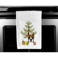 thumbnail image 3 of Carolines Treasures BB1595WTKT Christmas Tree and Boxer White Kitchen Towel Set of 2 Dish Towels 19 X 25" multicolor, 3 of 3