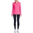 thumbnail image 2 of Avia Women's Textured Half-Zip Pullover Top, 2 of 5