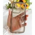 thumbnail image 6 of Compatible for Galaxy S20 Ultra Case 6.9", Curly Wave Design Transparent Shiny Case Cute Clear Transparent Shockproof Bumper Protection Soft Phone Cover Case for Women Girls Men,Clear/Black, 6 of 17