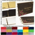 thumbnail image 6 of Darling Souvenir Personalized Engraved Laser Cut Wedding Guest Book Wooden Cover Sign-in Book Registry Guestbook Scrapbook-9G, 6 of 7