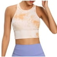 thumbnail image 2 of QUNYINEY Sleeveless Tank Tops for Women Tie Dye Athletic Crop Crewneck Shirts Yoga Workout Slim Tank Tops, 2 of 5