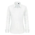 thumbnail image 6 of Up-dating Women's Button Down Shirts Long Sleeve Basic Classic Soft Shirt Collared Dressy Casual Solid Color, 6 of 7