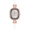 thumbnail image 1 of Héliisoer Femmes Diamant-Clouté Ovale Rétro Numérique Littéraire Montre en Cuir, 1 of 3
