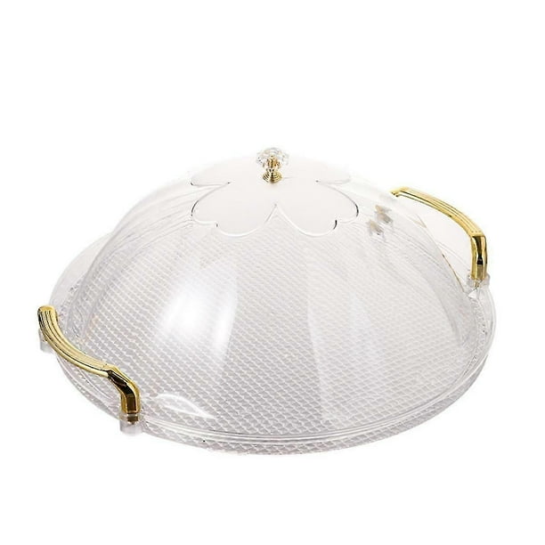 Cake Stand, Round Tray with Lid, Multipurpose Tray with Handle for Tea Breakfast Office Coffee Tabl