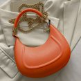 thumbnail image 4 of Bolso de mujer 2023 Ins Messenger Bag PU Cadena de cuero Tote femenino (naranja), 4 of 9