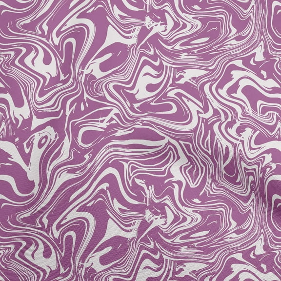 oneOone Polyester Spandex Purple Fabric Abstract Marble Sewing Material Print Fabric By The Yard 56 Inch Wide