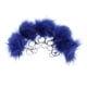 thumbnail image 5 of Llavero con pompón esponjoso de 5 uds., llavero de piel Artificial, accesorios esponjosos, para de coche Azul real, 5 of 9