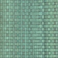 thumbnail image 1 of Ahgly Company Indoor Square Abstract Light Blue Modern Area Rugs, 8' Square, 1 of 4