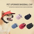 thumbnail image 4 of Chapeau de Protection Solaire d'Été pour Chiot avec Visière de Baseball pour Chien, 4 of 6