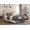 Beige, variant on Uspridefurniture Eilidh Upholstered Panel Headboard, Suitable for full or queen size beds, Fabric, foam, and wood material