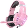 thumbnail image 1 of Auriculares para Juegos BENGOO G9000 para PS4, PC, Xbox One - Rosa, 1 of 6