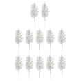 thumbnail image 1 of Monstrate 12 pack/lote decoración navideña de temporada navideña aerosoles ABS artesanía flores artificiales de Navidad 12 piezas ramas de Kits de decoración para fiestas, 1 of 6