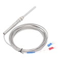 thumbnail image 2 of Temperature Sensor, Quickly Sense Respond K Type Thermocouple High Sensitivity High Temperature Resistant Shielded  For Maintenance 3 Meter, 2 of 8