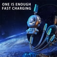 thumbnail image 4 of Up to 60% off SEMPAI Five Gear Retractable 3 In 1 USB Cable Data Line Universal Portable Fast Char-ging Cable With Type C/Micro USB/IOS Port Connector Max 120cm Up to 45% off Christmas, 4 of 7