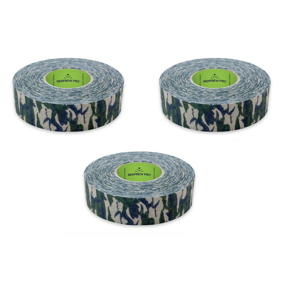 RENFREW PRO (3) Roll Pack Cloth Hockey Stick Tape 24MMx25M (Green
