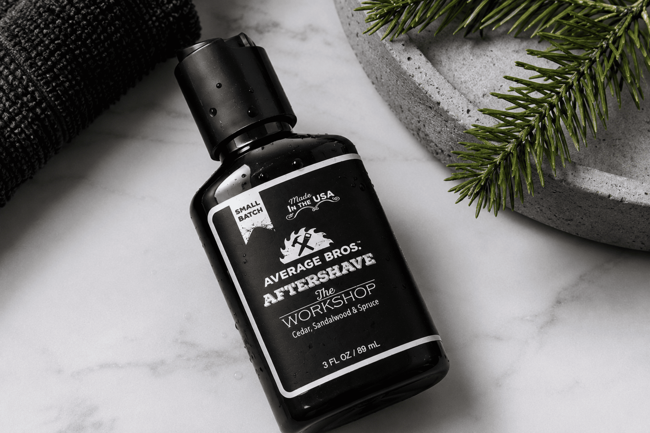 The Workshop Cedar Sandalwood & Spruce Aftershave Scented for Men