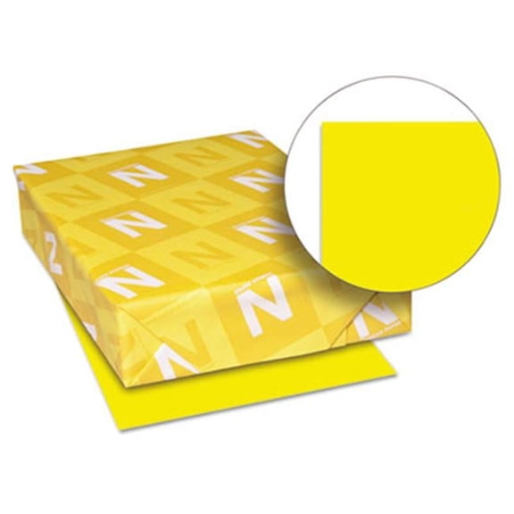 Astrobrights Colored Paper, 24lb, 11 x 17, Solar Yellow, 500 Sheets-Ream