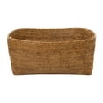 thumbnail image 3 of Kouboo La Jolla Rattan Oblong Storage Basket, Wicker Basket, Decorative Storage, Clear Lacquer Finish, Large, Honey Brown, 3 of 5