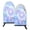 Glowing Flowers, variant on Fun Fish Mouth Oven Mitts 9.5x5.7in Cotton Pot Holders Heat Resistant Grill Gloves for Kitchen BBQ Decor Pink-black Love Art