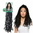 thumbnail image 2 of Bobbi Boss Synthetic Hair Crochet Braids Loop Nu Locs 14" ( 4 Packs 4 Medium Brown ), 2 of 5