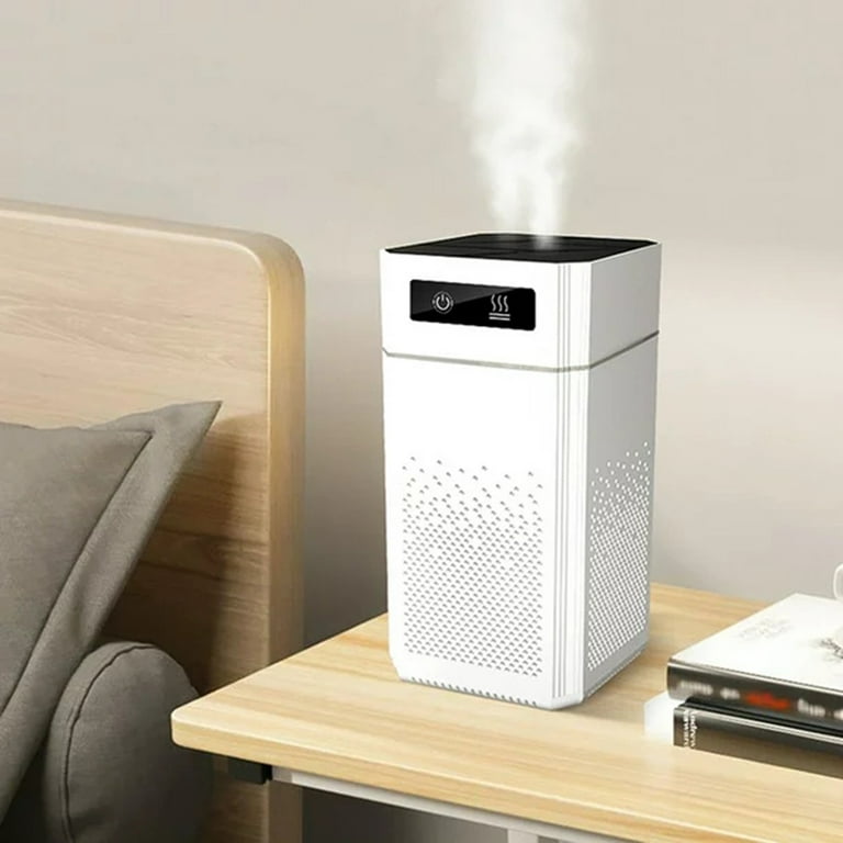 HALJEN Fan and Heater Combo Humidifiers for Bedroom Large Room Home Office Cool Mist Humidifiers for Kids 2.5L Humidifier and Air Purifier in One with