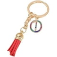 thumbnail image 1 of 26 Letters A-Z Decorative Alphabet Initial Charm Keychain for Women Girls Men Teenager Gift, 1 of 4