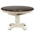 thumbnail image 4 of Andrews Extendable Dining Set and Sideboard in Antique White/Chestnut Brown Wood, 4 of 4