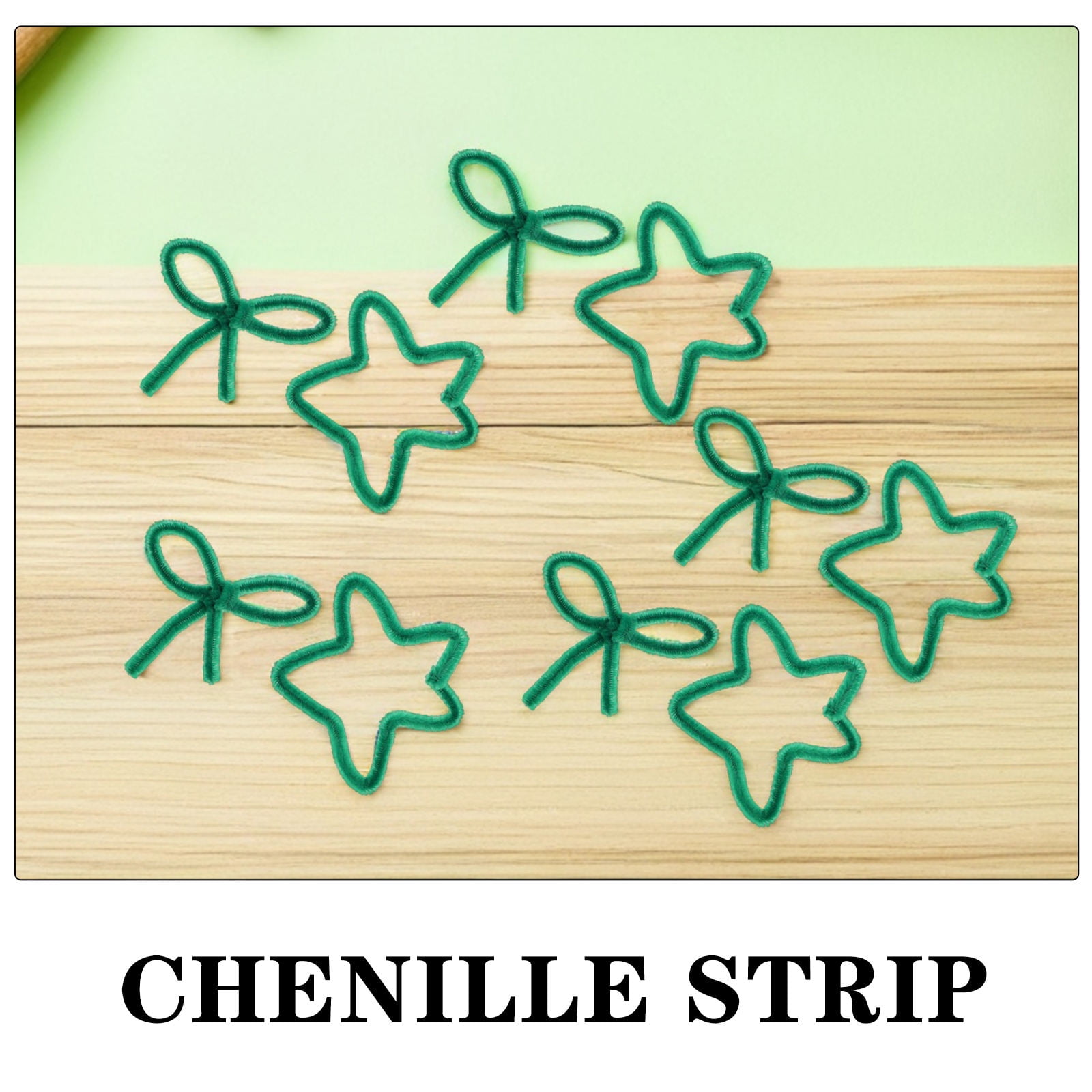 BESTYASH 800 Pieces Flexible Dark Green Chenille Stems Pipe Cleaners for Crafts, Holiday Decorations and Art Projects