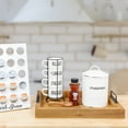 thumbnail image 3 of AuldHome Design Enamelware White Creamer Canister; Rustic Distressed Style Coffee Accessory Storage for Kitchen, 3 of 10
