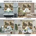 thumbnail image 3 of Vintage Farmhouse Swag Valances for Windows, Kitchen Window Curtains Over Sink, Retro Country Boots Flowers Leaf Book Window Treatment Curtains for Living Room/Bedroom Curtains 2 Panel Sets 36"x45", 3 of 8