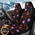 thumbnail image 2 of Uorisanigo Car Seat Covers Front Set 2 Packs, Washable Plush Cute Ladybug Seat Covers, Universal Fit Interior Cover for Most Vehicles, Auto Accessories, 2 of 7