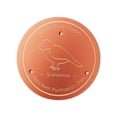 thumbnail image 3 of S SERENABLE Bird Bath Copper Disk 0.6mm Thickness Easy to Use Saves Time 3 Point Support Standing Bird, 3 of 9