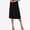Black, variant on Dianli Gifts Utility Skirt Pocket Skort High Waist Pocket Flared Ankle Length Elastic Waist Cotton Linen A Line Skirt With Belt Casual Work To Weekend Travel Skirt