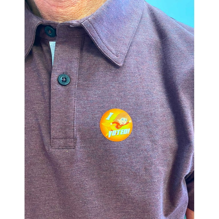 I VOTED Stickers for Kids | 1.5" Inch Round | 500 Pack