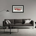 thumbnail image 3 of Stephen Chambers 24x14 Black Ornate Wood Framed With Double Matting Wall Art Titled - Ferrari330P4 3Qtr Front, 3 of 6