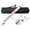White/Pink, variant on Nuvo Flute, Black (N220JFBK)